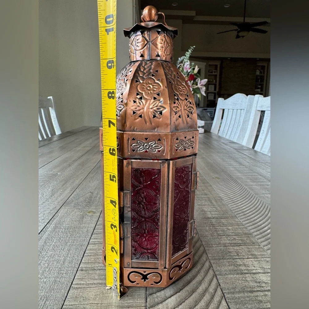 Decorative Garden Tea-light Candle Lantern (NWT)